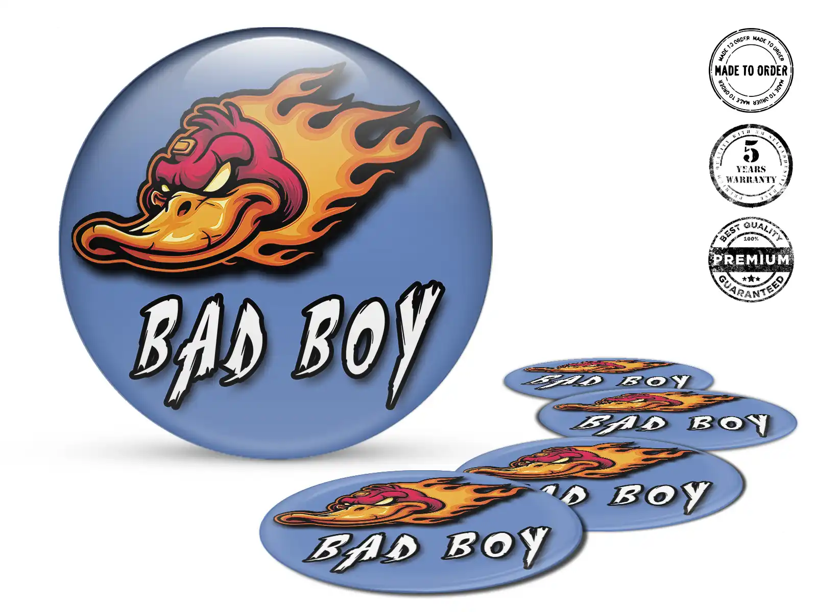 Domed sticker High-End Look Custom Labels for Vehicles